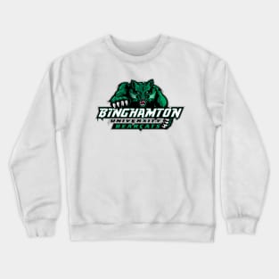 Binghamton University Bearcats Dripping logo Crewneck Sweatshirt